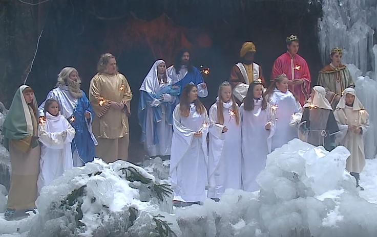Mojstrana ledena dežela jaslice | Foto: Planet TV