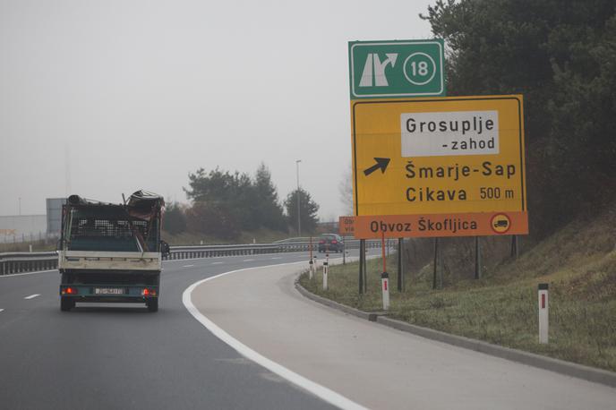 Škofljica avtocesta | Potres so čutili predvsem prebivalci občin Škofljica, Grosuplje, Ivančna Gorica, Dobrepolje in Ribnica. | Foto Matej Leskovšek