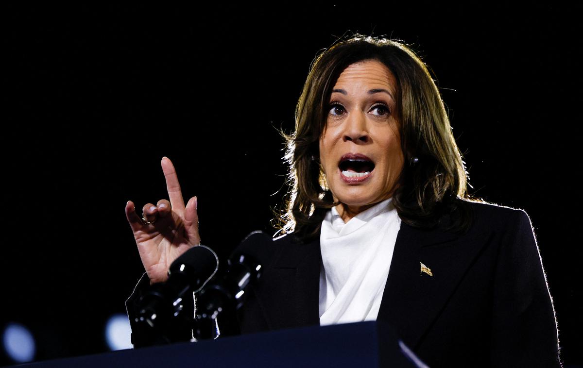 Kamala Harris | Poudarila je, da zanjo tisti, ki se ne strinjajo z njo, niso sovražniki, temveč jim bo dala prostor za mizo in poslušala njihove pripombe. | Foto Reuters