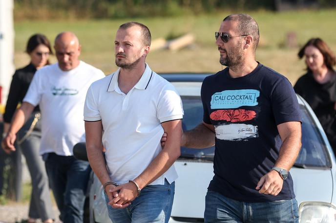 Umor Hrvaška | Nekdanji mož Andreje K. je bil danes aretiran, saj sumijo, da je naročil umor Andreje K. in njenega partnerja. Pred dnevi je sicer bil na pogrebu svoje nekdanje žene. | Foto Pixsell/Igor Kralj