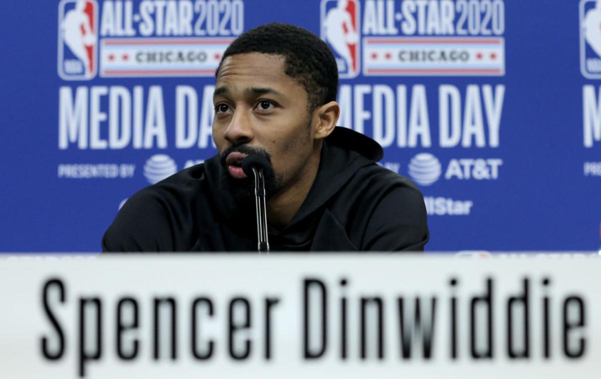 Spencer Dinwiddie | Košarkar Brooklyn Nets Spencer Dinwiddie bo sestavil ekipo po izboru navijačev. | Foto Getty Images
