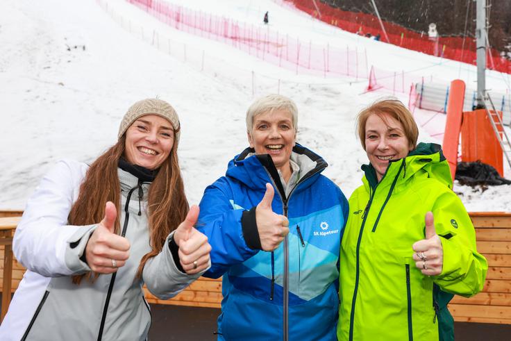 V družbi Tine Maze in Mateje Svet | Foto: Mediaspeed