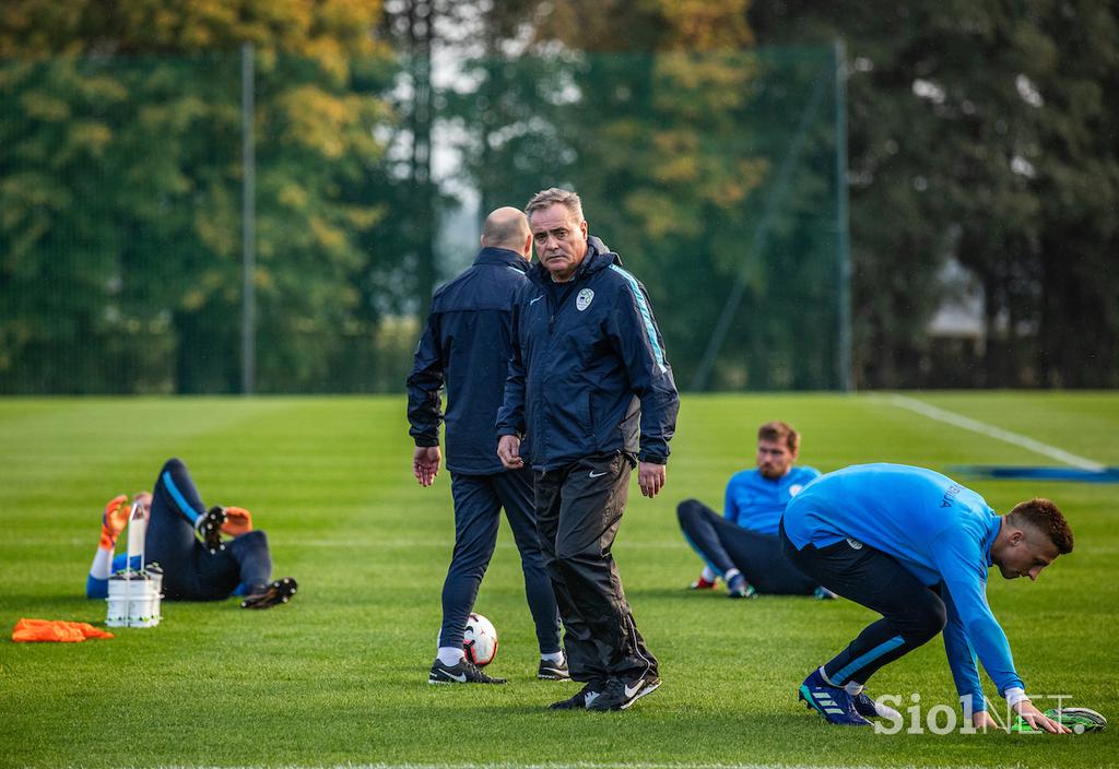 Slovenska nogometna reprezentanca Trening