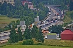 Zastoj na primorski avtocesti vse krajši