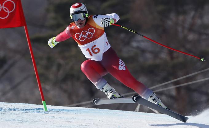 Beat Feuz je šele tretji Švicar po Didierju Cuchu in Ambrosiju Hoffmannu z olimpijskem odličjem v superveleslalomu. | Foto: Reuters