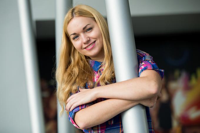 Laura Unuk je študentka fakultete za kemijo in kemijsko tehnologijo. | Foto: Vid Ponikvar