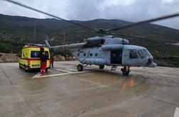 Rekordno hiter helikopterski prevoz nosečnice v bolnišnico