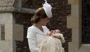 Britansko princeso Charlotte krstili v isti cerkvi kot princeso Diano