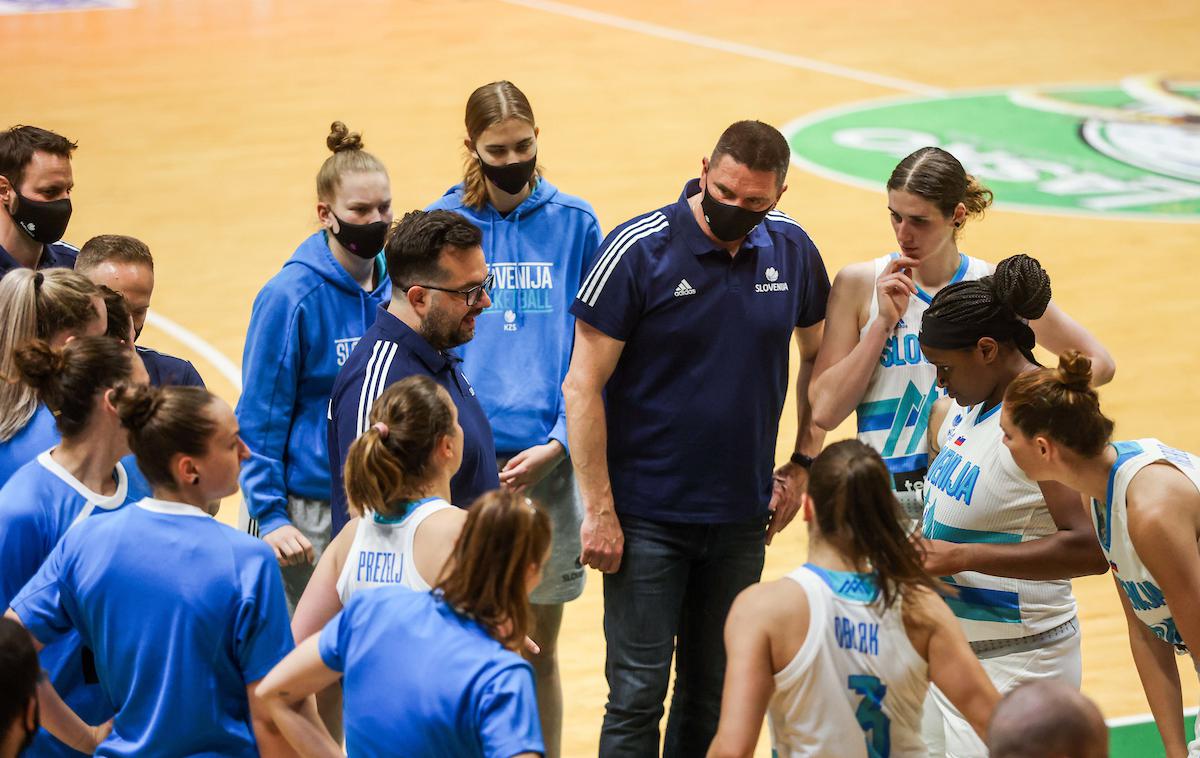 Slovenija : Črna Gora (ženska košarka, priprave na EuroBasket) | Slovenke s pripravami na EuroBasket nadaljujejo v Ljubljani. | Foto Vid Ponikvar