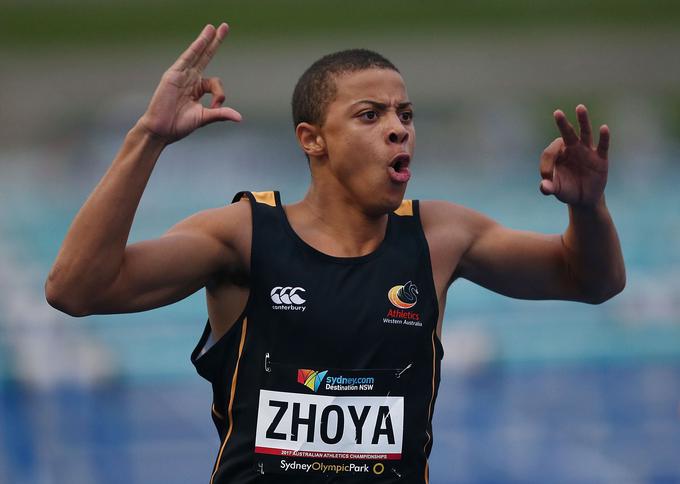 Avstralski najstnik je zelo samozavesten. "Hočem biti novi Usain Bolt!" je sporočil že večkrat. | Foto: Getty Images