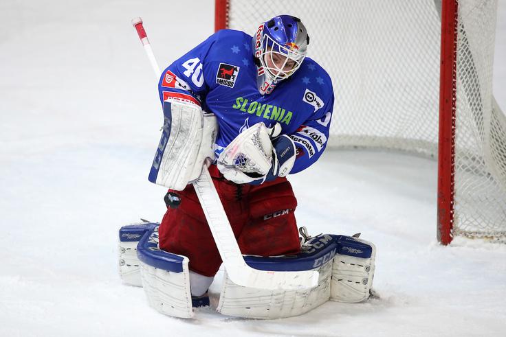 Luka Gračnar je edini od slovenske trojice vratarjev, ki je že branil na OI. | Foto: Morgan Kristan / Sportida