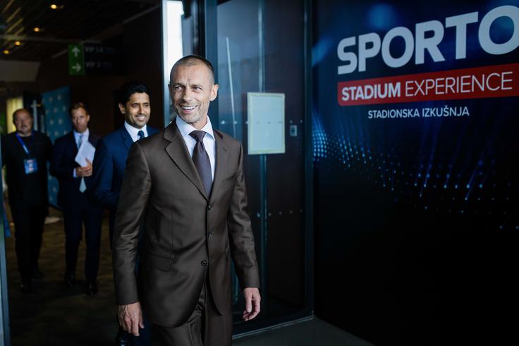 Sporto Čeferin Al Khelaifi | Foto: Grega Valančič/Sportida
