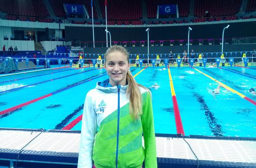 Klančarjeva v Kranju hitra na 50 m prosto