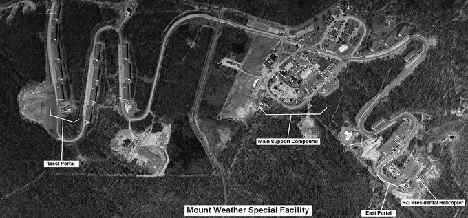 Mount Weather Emergency Operations Center je resnična različica bunkerja, v katerega v filmih v primeru hude naravne nesreče vedno pošljejo predsednika ZDA in njegove najtesnejše sodelavce. Kompleks je od Bele hiše oddaljen približno 70 kilometrov.  | Foto: 