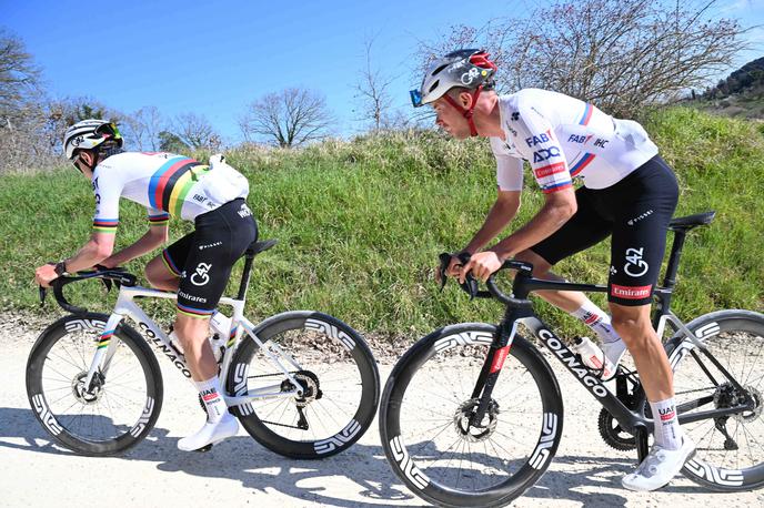 Domen Novak Tadej Pogačar | Domen Novak je veliki pomočnik Tadeja Pogačarja. | Foto Guliverimage