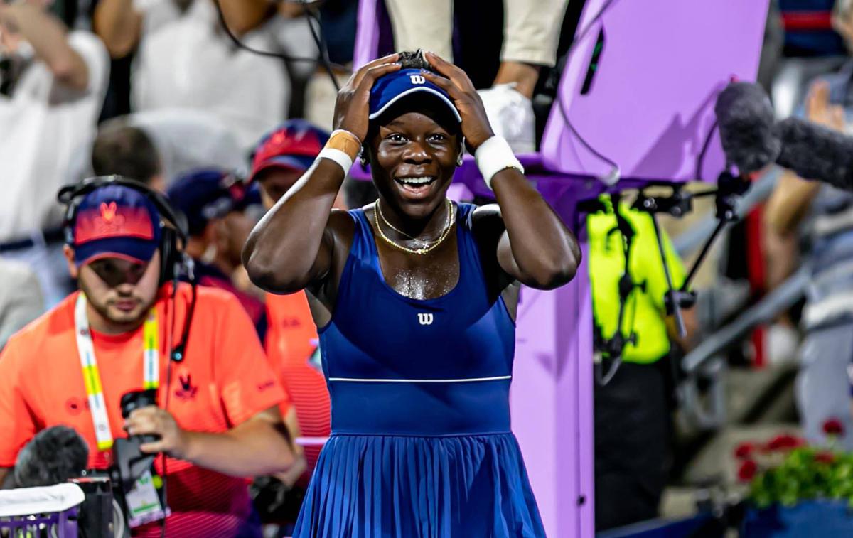 Victoria Mboko | Victoria Mboko je zmagovalka turnirja v Montrealu. | Foto Guliverimage