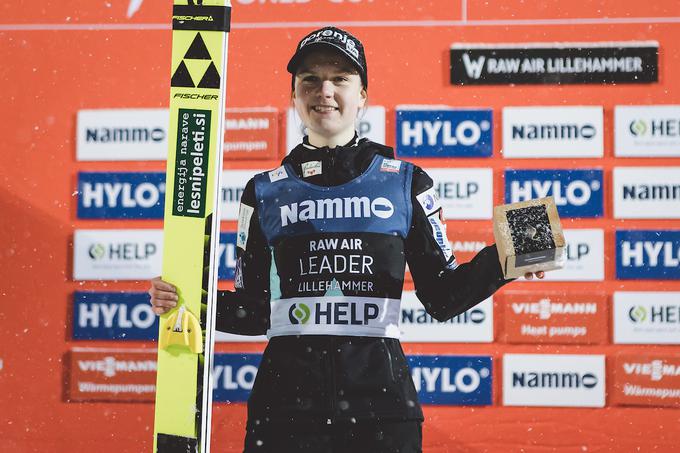 Ema Klinec je vodilna na norveški turneji. | Foto: Sportida