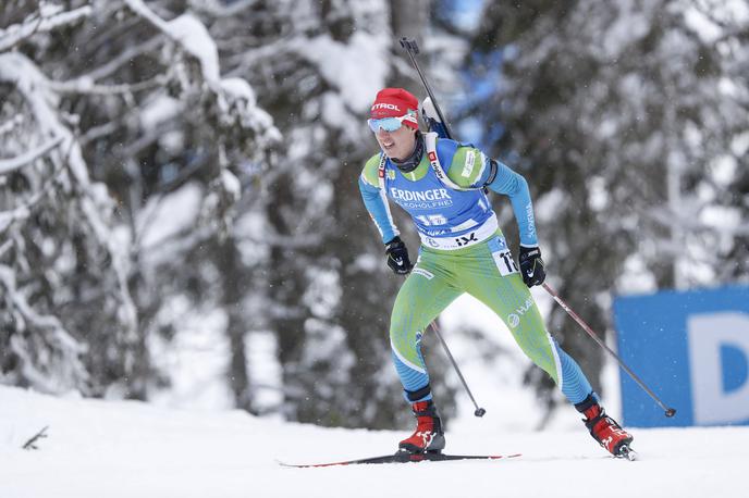 Miha Dovžan | Miha Dovžan je bil najboljši slovenski biatlonec na sprinterski tekmi svetovnega prvenstva na Pokljuki. | Foto Guliverimage