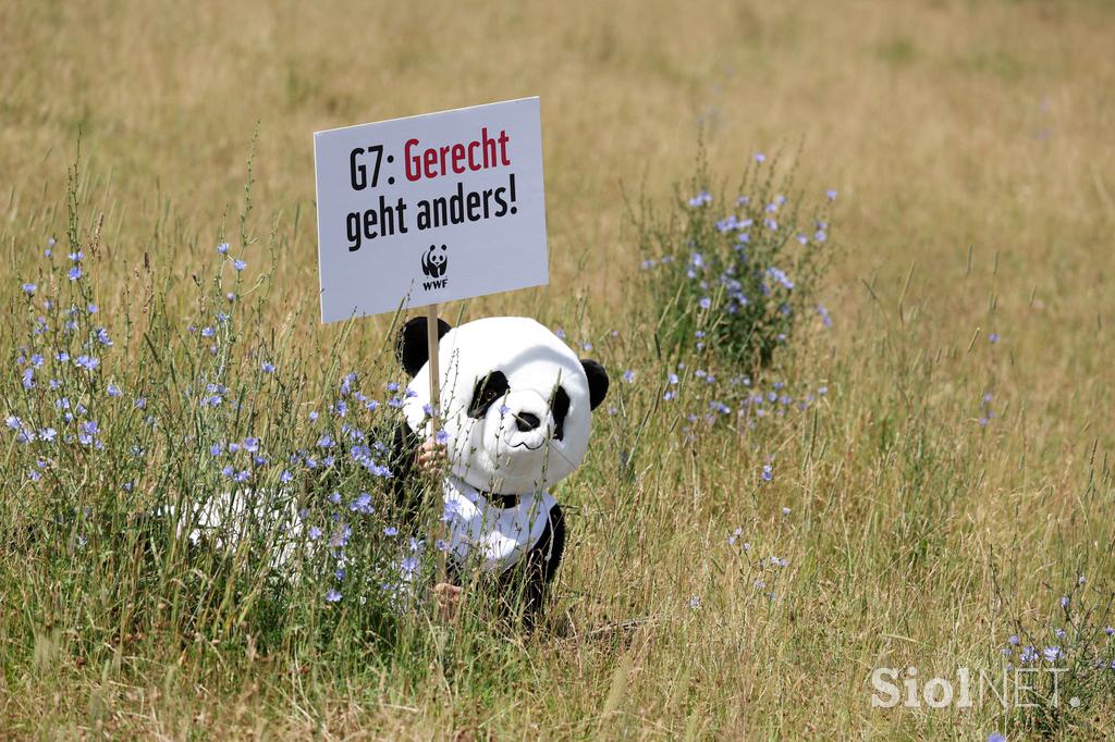 G7, protestniki, München