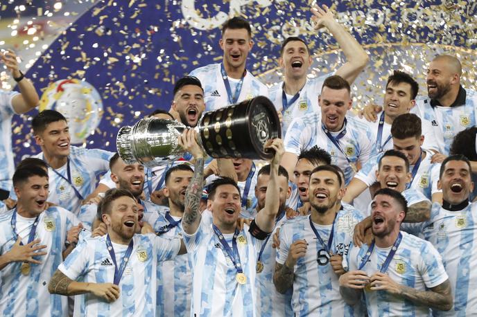 Argentina | Argentina, ki je lani osvojila južnoameriško prvenstvo, je na lestvici poskočila na četrto mesto. | Foto Guliverimage