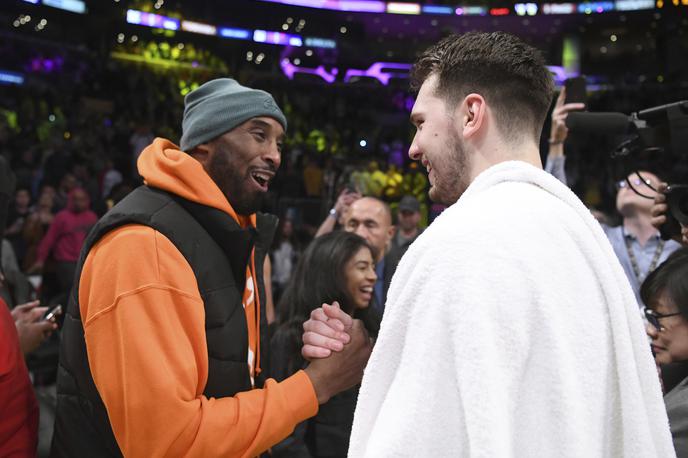 Kobe Bryant, Luka Dončić | Kobe Bryant in Luka Dončić v Los Angelesu leta 2019 | Foto Guliverimage
