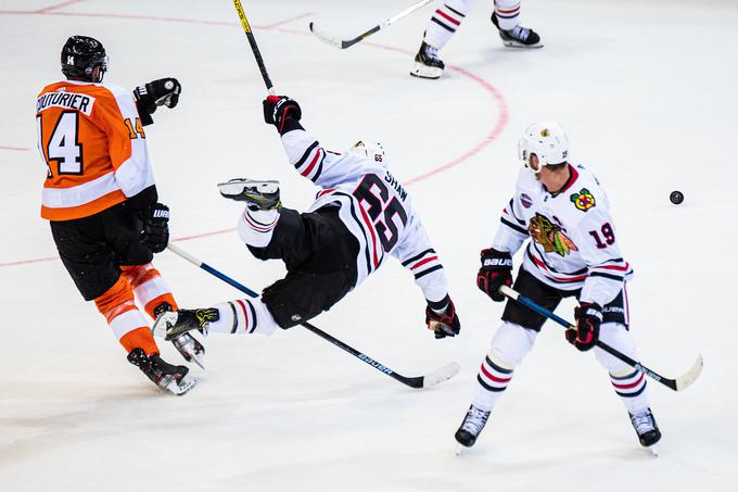 Chicago Blackhawks - Philadelphia Flyers NHL v Pragi 2019 | Foto: Grega Valančič/Sportida