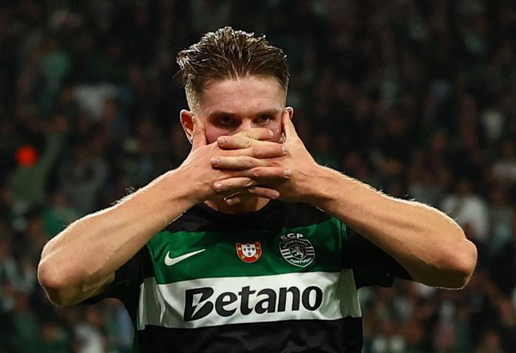 Pri Sportingu izstopa Šved Viktor Gyökeres. | Foto: Reuters