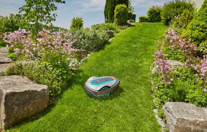 Zahvaljujoč natančni tehnologiji SILENO doseže vsa oddaljena območja zelenice na vašem vrtu. | Foto: 
