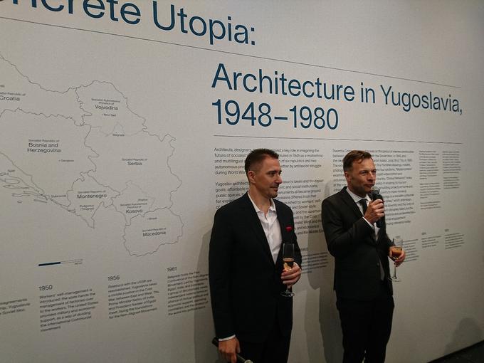 Z odprtja razstave H konkretni utopiji: Arhitektura v Jugoslaviji, 1948–1980, v newyorški MoMI. | Foto: Matevž Čelik