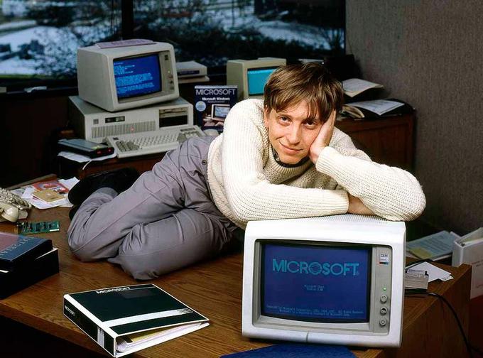Bill Gates je na testih SAT, ki so ameriška različica naše srednješolske mature, dobil 1.590 točk. Vseh mogočih točk je bilo 1.600. | Foto: Microsoft