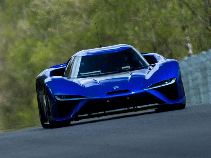 Nio EP9 na slavnem Nordschleifu. | Foto: Nio