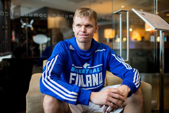 Vrsto let je igral za finsko reprezentanco. Zadnjič leta 2017 na domačem prvenstvu, na katerem je bil v skupini skupaj s Slovenijo, ki je nato v Istanbulu osvojila zgodovinsko zlato medaljo. | Foto: Vid Ponikvar