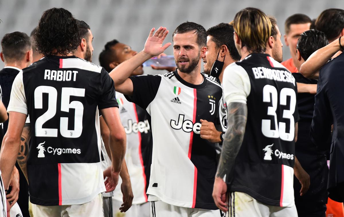 Juventus | Juventus si je deveti naslov italijanskega prvaka zagotovil v nedeljo zvečer. | Foto Reuters