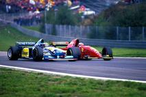 Schumacher Alesi 1995 Nürburgring