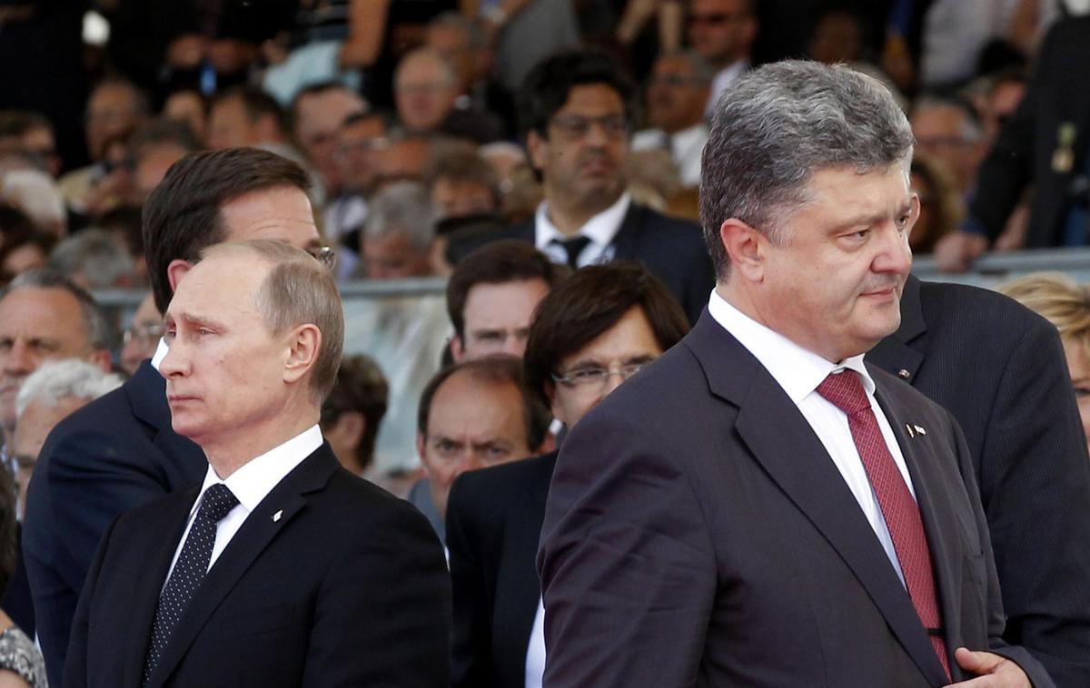 Vladimir Putin, Petro Porošenko | Foto Reuters