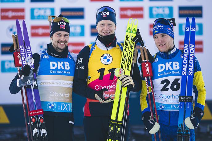Biatlon Oberhof 20 km | Johannes Thingnes Boe je osvojil še četrto zlato medaljo na SP v Oberhofu. | Foto Grega Valančič/Sportida