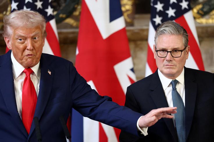 Donald Trump je dejal, da se ne strinja s potezo Velike Britanije.  | Foto: Reuters