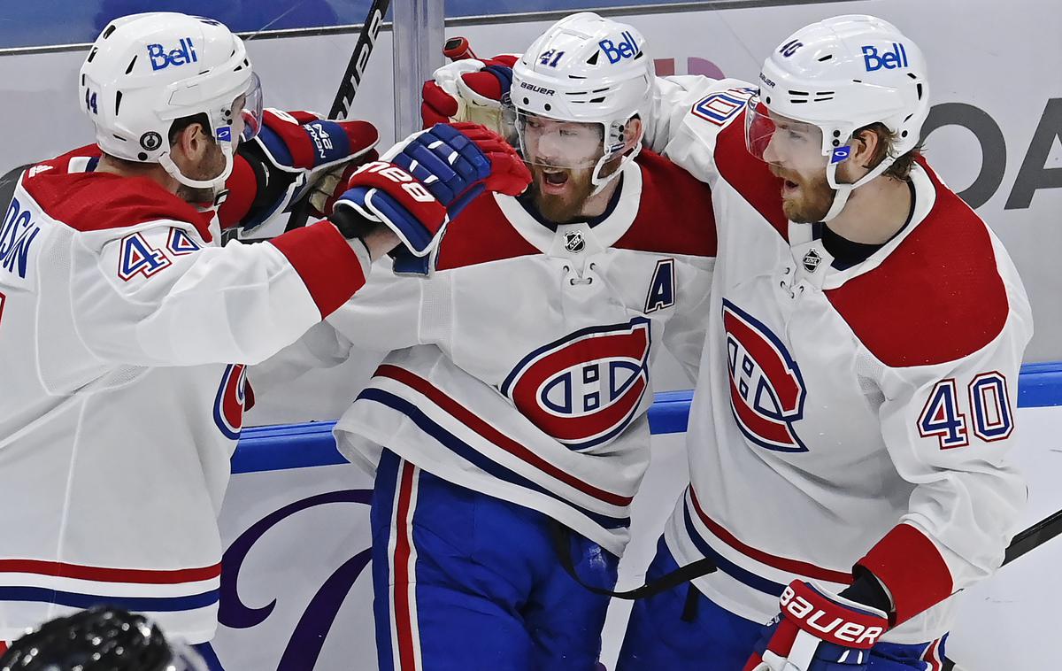 Montreal Canadiens | Hokejisti Montreal Canadiens si lahko na domačem ledu priigrajo tri zaključne ploščke za napredovanje v polfinale. | Foto Guliverimage