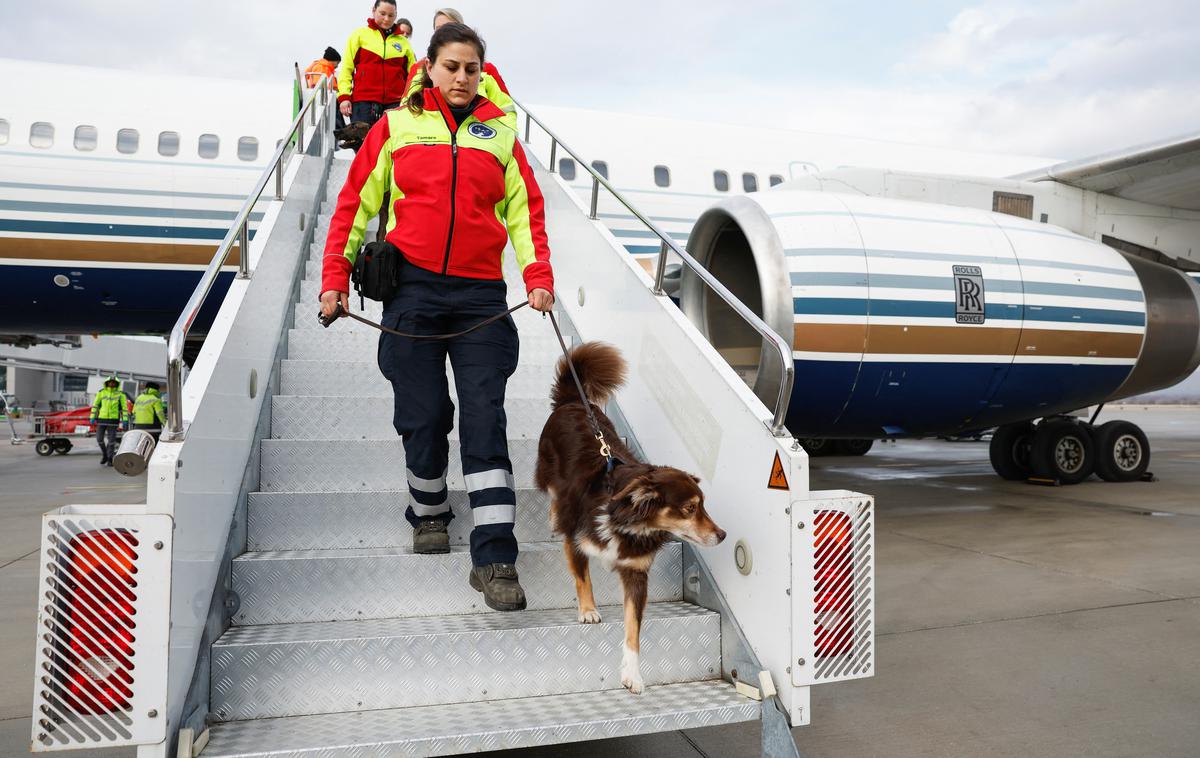 Pomoč Turčiji | Reševalci nemške mednarodne službe za iskanje in reševanje | Foto Reuters
