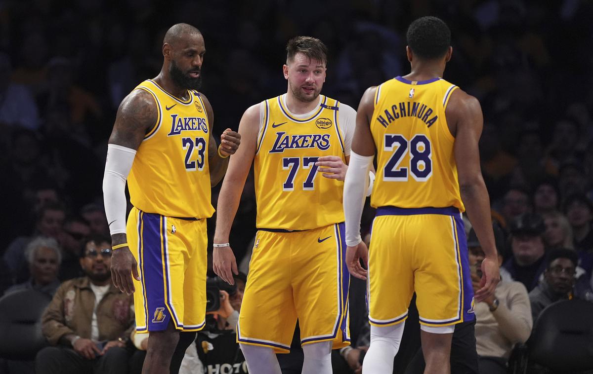 Luka Dončić LeBron James | Luka Dončić je presenetil svoje kolege. | Foto Guliverimage