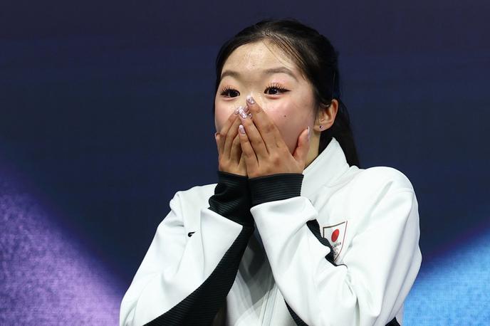 Ami Nakai | Ami Nakai je navdušila s trojnim akslom in igrivim programom, ki ga je izvedla na glasbo iz filma La Strada. | Foto Reuters