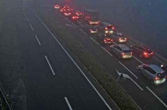 Prometna nesreča na dolenjski avtocesti