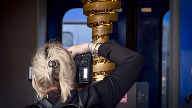 Potovali smo v Rim v družbi pokala, rezerviranega za Tadeja Pogačarja #foto