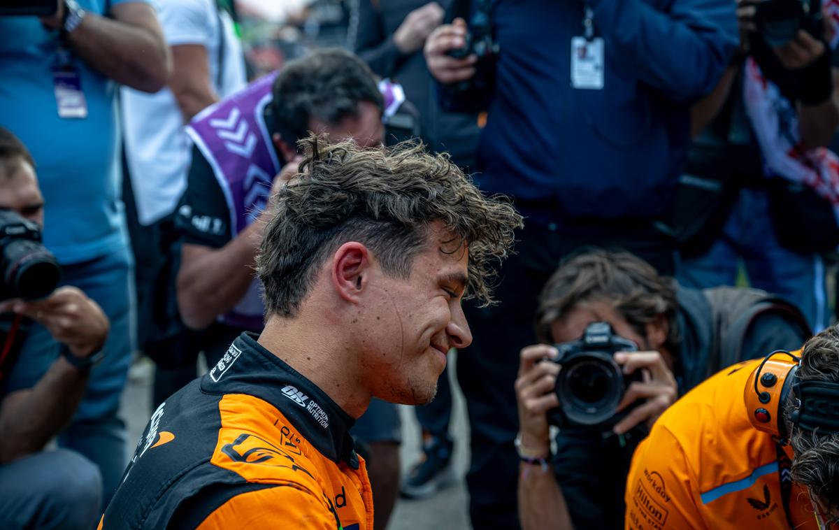 Zandvoort Lando Norris | Landu Norrisu se je po dirki v Zandvoortu lahko z razlogom smejalo. | Foto Guliverimage