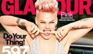 Pink iskreno na naslovnici Glamourja