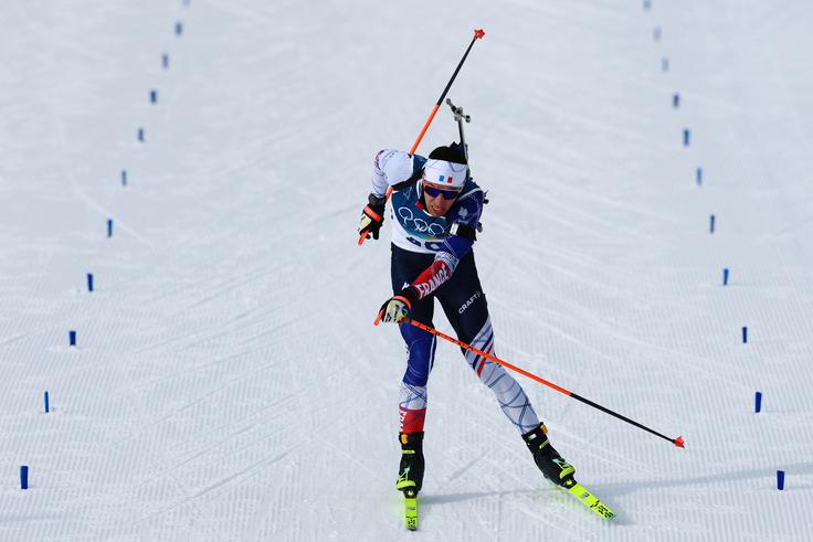  Quentin Fillon Maillet je postal zmagovalec sprinta. | Foto: Reuters