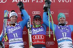 Ligety slavil v Adelbodnu, Hirscher premagal samega sebe