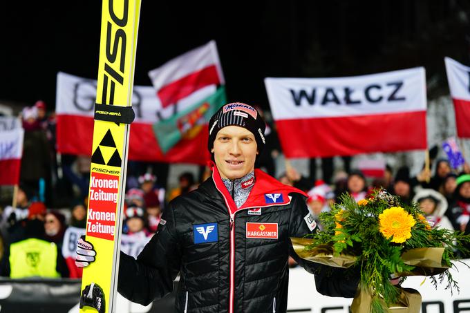 Avstrijec Jan Hörl je prvič v karieri stopil na najvišjo stopničko. | Foto: Reuters