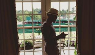 Hamiltona nagnali iz kraljeve lože v Wimbledonu