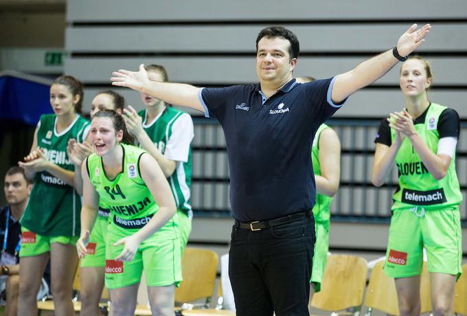 Slovenski selektor Damir Grgić bo led na letošnjem EuroBasketu prebil proti sosedam iz Madžarske. | Foto: Vid Ponikvar